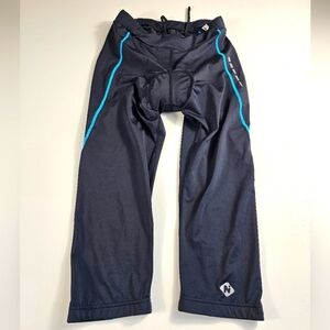 NAVISKIN Women’s Medium Padded Bike Cycling Spinning Capris Pants Biking Tights